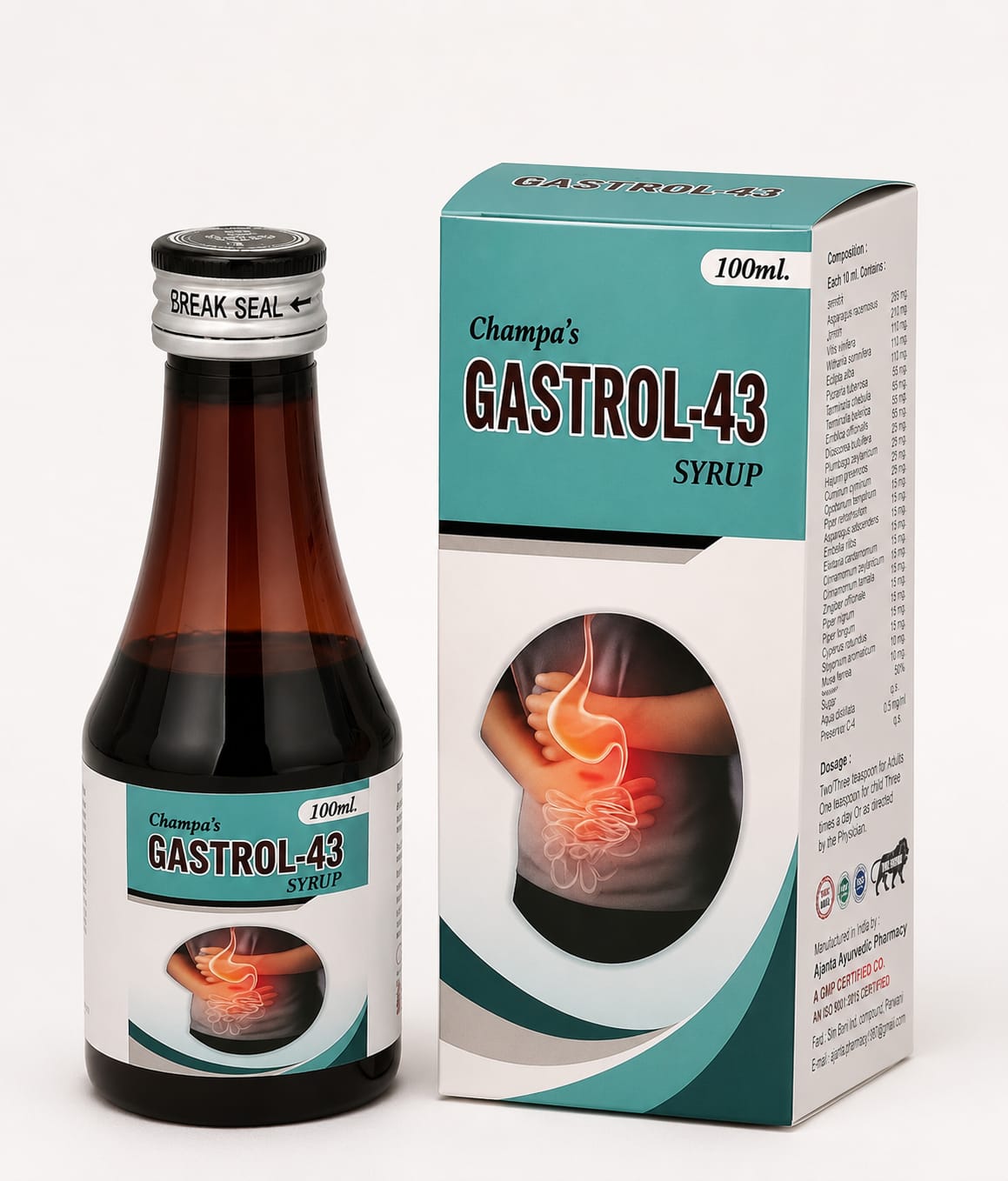 GASTROL-43 SYRUP 100 ML